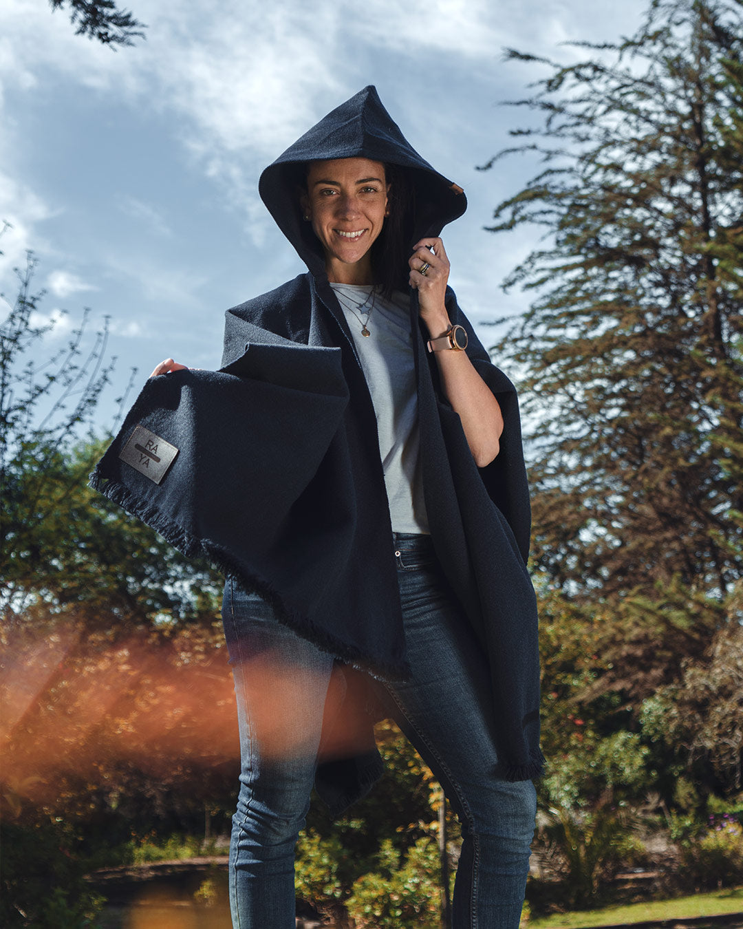 Ruana con Gorro