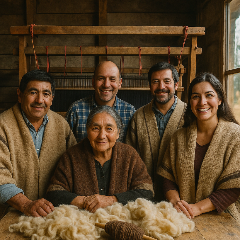 Manos que tejen historia: los artesanos detrás de cada poncho